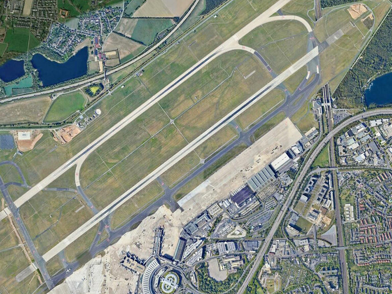 Flughafen Düsseldorf, Erneuerung der Rollbahnen K5 und L9